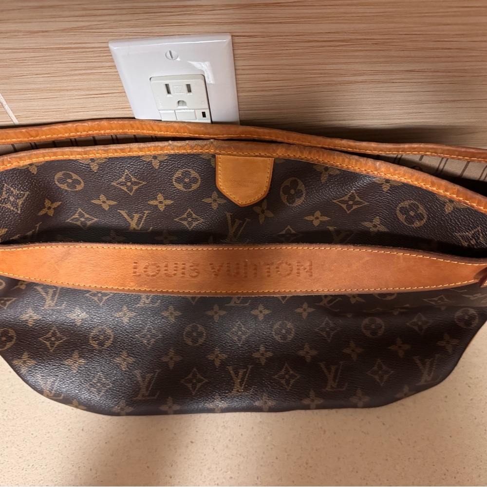 Louis Vuitton Brown and Gold Monogram Shoulder Bag